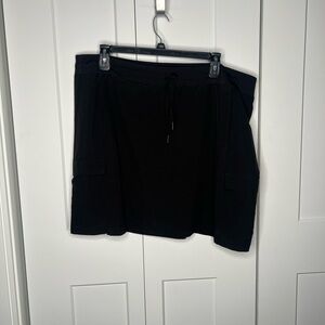 FINAL SALE RBX Drawstring Cargo Black Skort Women’s Plus Size 3X
